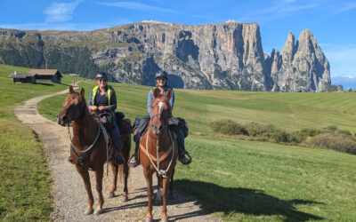 ‘Team Ollmann’ auf dem Dolomitentrail